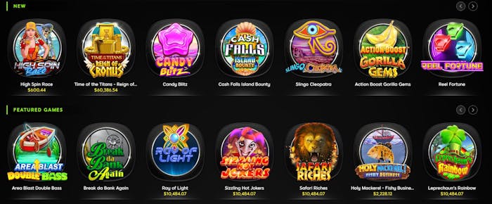 888 Casino online games selection