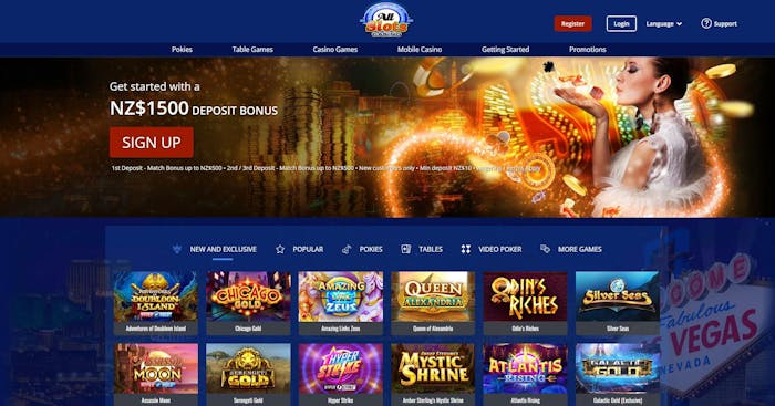 All Slots Casino homepage