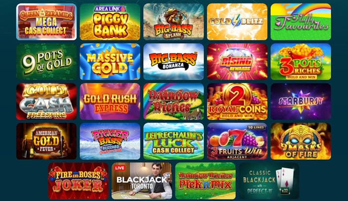 Amazon Slots Casino games listing