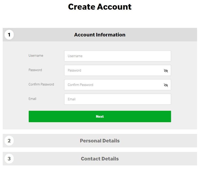 sign up at Betway Casino