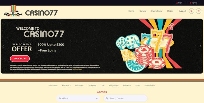casino77 front page