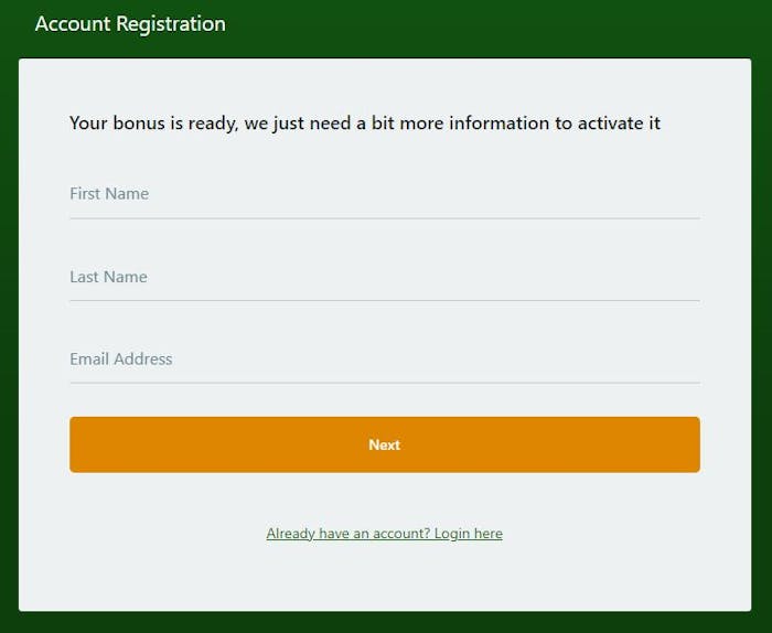 Casino Classic account signup