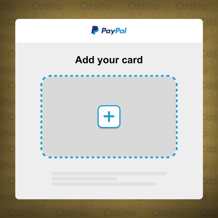 Link your credit card or debit card to your PayPal account