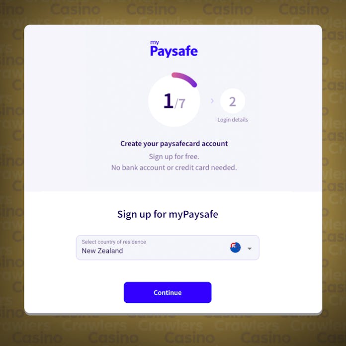 Choose your country of residence