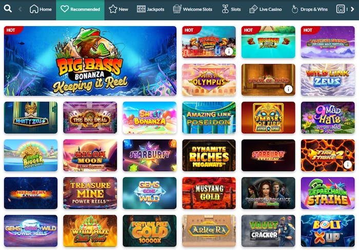Jackpot Molly Casino games