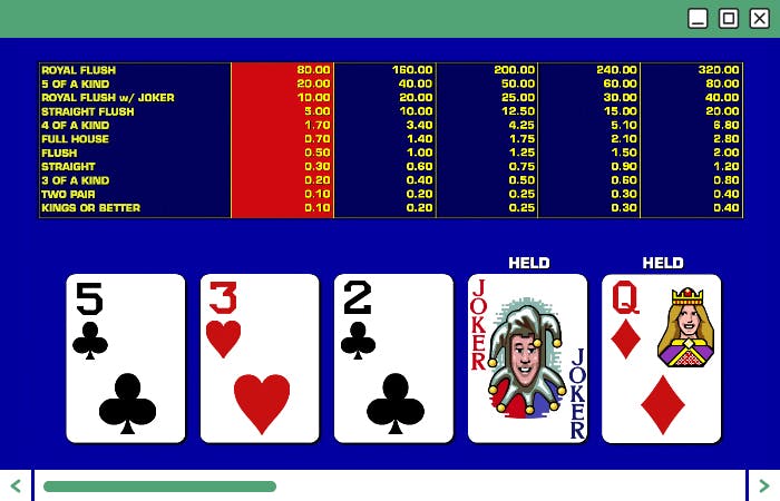 Joker Poker Video Poker