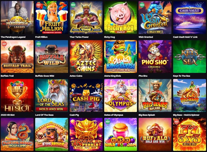 Katsubet Casino games