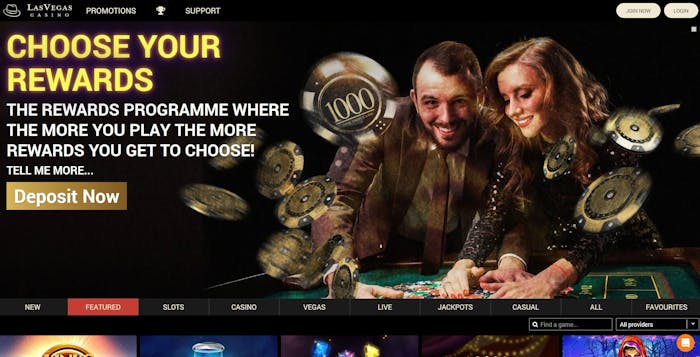 Las Vegas Casino frontpage