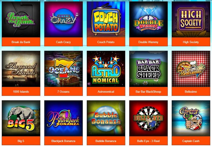 games selection at Lucky Nugget Casino