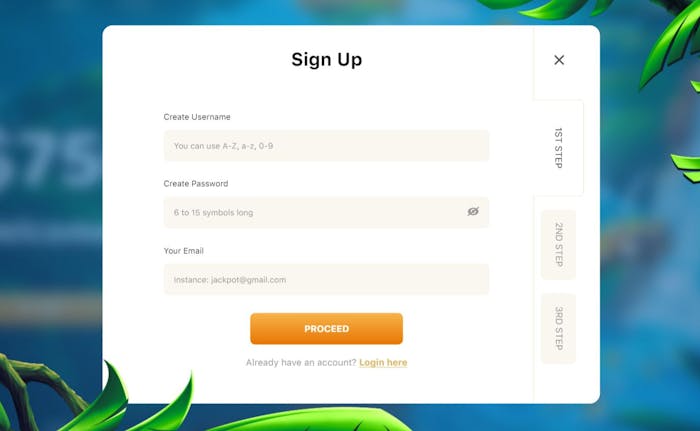 Lucky Tiger Casino account sign up