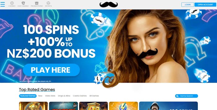 Mr Play Casino frontpage