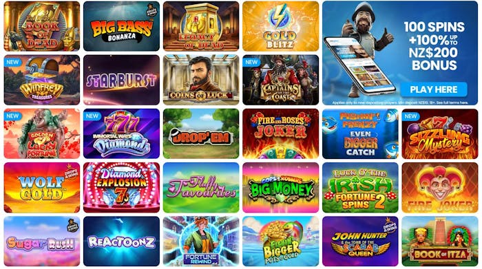 Mr Play Casino games selection