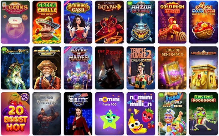 nomini casino games