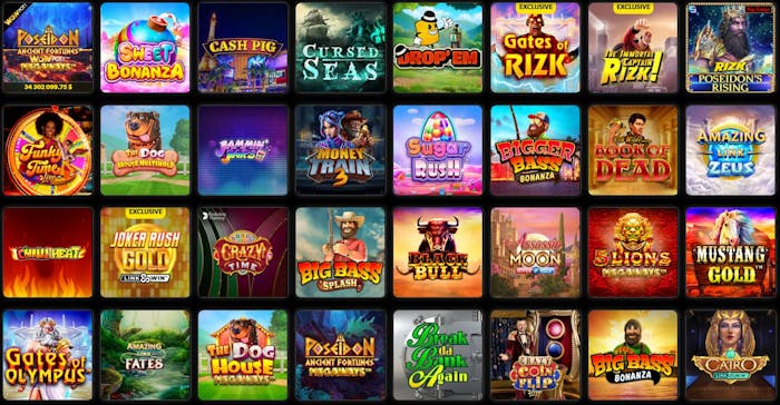 Rizk Casino games selection