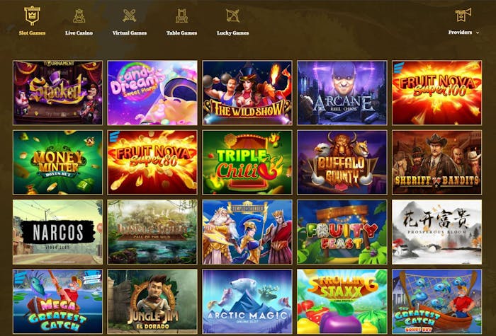games at Royal Oak Casino
