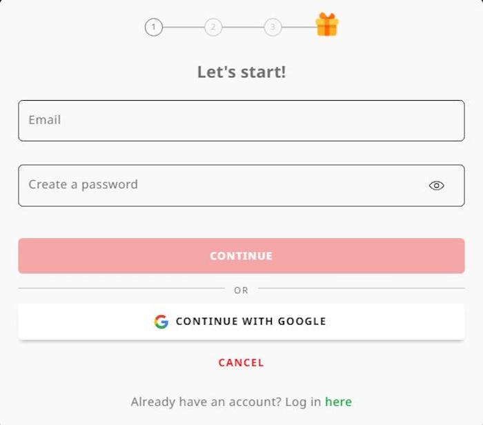 Royal Panda Casino new account registration
