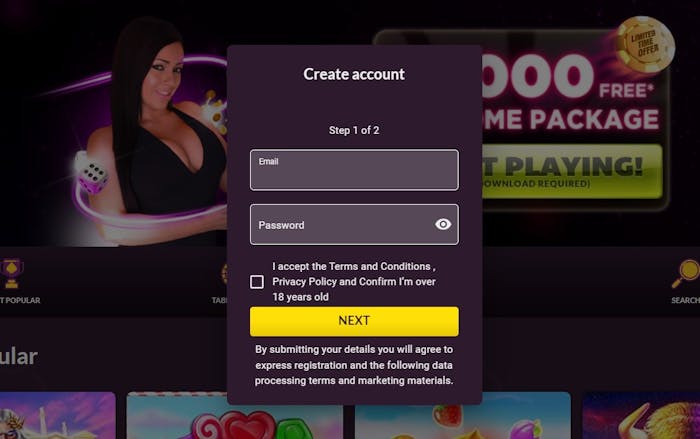 SlotJoint Casino new account signup