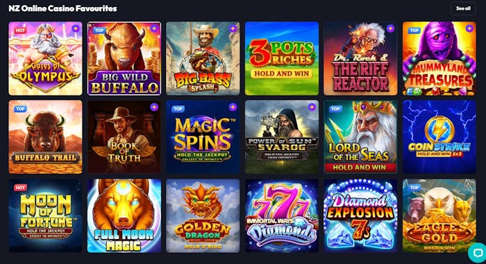 spinfever casino games
