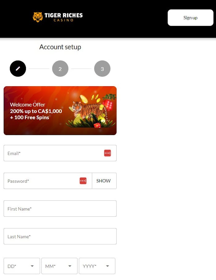 Tiger-Riches-Sign-Up