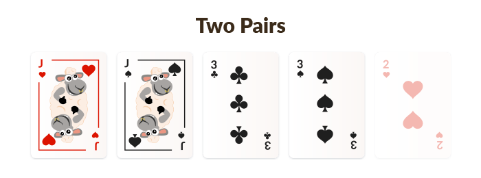 two pair poker hand ranking