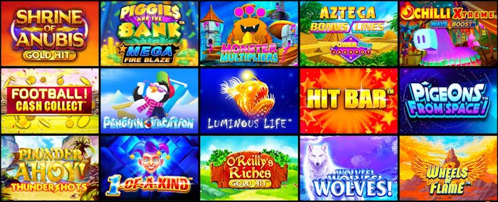 games selection at Vegas Paradise Casino