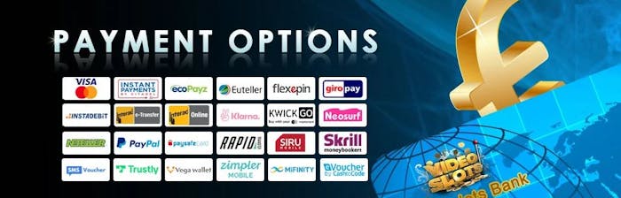 Videoslots Casino payment options