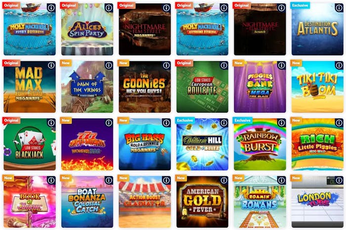 William Hill Casino online games