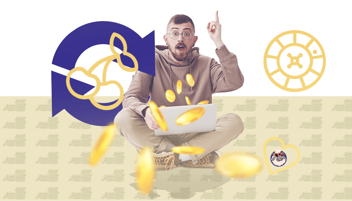 man checking gambling taxes and laws